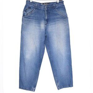 Karl Kani Jeans Vintage Men’s Cotton Blue THE‎ ORIGINAL 36x34 Hip Hop Baggy 90’s